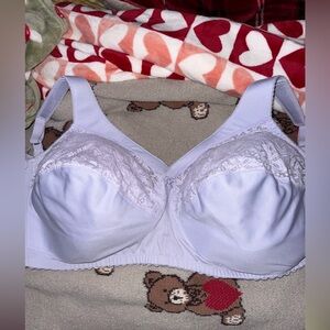 Glamorise MagicLift Cotton Support Bra Lilac Sz 52F